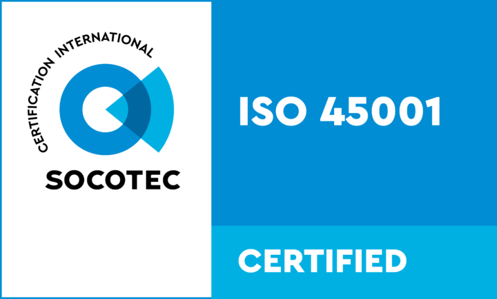 SOCOTEC ISO 45001 certification mark